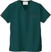 [Pantone] 7000SC Scrub, Medical Lab Coat, Unisex, Color Variation, Sweat Absorbent, Quick Drying, green (moss green), LL