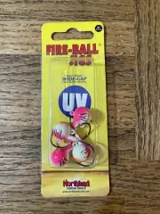 Northland Tackle Fire Ball Sting’n Jig Hook 3/8 - Pink Tiger FB5-4-26 - D76