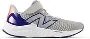 [New Balance] Kids Fresh Foam Arishi V4 Bungee Lace with Top Strap Running Sneaker Shoes Raincloud/Inkwell/True Red 11 M