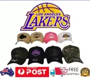 LA LAKERS NBA MULTI COULORS NEW ERA 9FORTY A FRAME SNAPBACK CAP HAT LA NY NFL