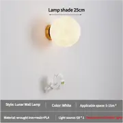GGP Astronaut Moon Wall Lamp With Led White Light,Diameter 25Cm
