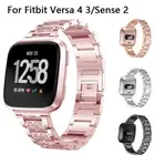 Watch Bracelet Replacment For Fitbit Versa 4/3/Sense 2/Sense Band Strap Metal