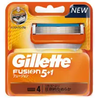 在飛比找蝦皮購物優惠-吉列Fusion鋒隱手動刀片(4刀頭) Gillette