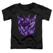 Transformers Toddler T-Shirt Imprinted Decepticon Logo Black Tee