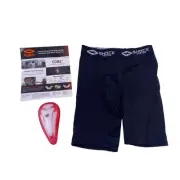 Shock Doctor Core Compression Shorts Briefs with Bioflex Boys Cup Large L NEW