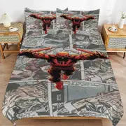 v6594 Bed Sheets Bedding Daredevil Bedding Sets Ultra Soft Skin-Friendly Duvet Cover 3 Piece, Cute Comforter Cover Bed Set for Boys Girls Kids ( 1 Du