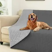100% Waterproof Dog Bed Blankets Double Sided Dog Couch Cover Knurling Patter...