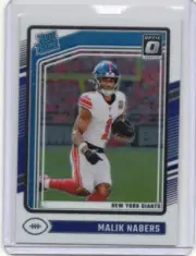 2024 Optic Malik Nabers Rated Rookie #271 Giants RC