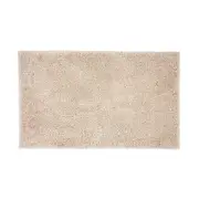 Bambury Home Living Ultra soft Microplush Large Bath Mat Buff 50 x 80cm