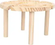 1pc Portable Wooden Picnic Dining Table Multi Functional Outdoor Wine Rack for Camping Pool Beach Indoor Parties Design with Ample Storage Space