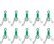 Cable Disassembly, 8 Inch Ring, Anti-interlocking Accessories for Fisherman, Contactor Device Double Hook 10 Times