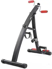 Exercise Bike Arm and Leg Exerciser - Arm & Leg Exercise Peddler Machine - Fitness Equipment for Seniors and Elderly - Portable Pedal Exerciser- Folding Exercise Bike Portable