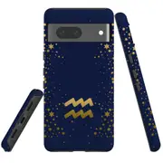 For Google Pixel 7 Case Tough Protective Cover Aquarius Sign