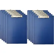 Pack 10 Bantex Clipboard A4 Blue Bulk