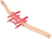HEALSOPTHY 1set Train Track Bridge Wooden Train Accessories for Boys and Girls Enrich Play Scenarios Home Kindergarten for Interactive Learning