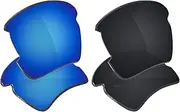 [Galvanic] Replacement Lenses for Oakley Flak 2.0 XL OO9188 Sunglasses - Multiple Choices