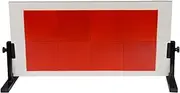 Desktop Ping Pong Return Board,Table Tennis Rebound Board with Height Adjustable,Self-Study Traine Equipment for Home Gym Community Studio(8 Red Rubbers)