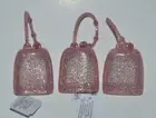 3 BATH & BODY WORKS PINK GLITTER POCKETBAC HAND SANITIZER HOLDER CASE SLEEVE LOT