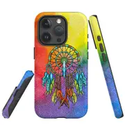 For iPhone 15 Pro Max Case, Shielding Cover, Colourful Dreamcatcher