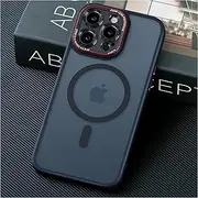 ELEPIK ElegantShield Pro Series for iPhone 16 Pro Case, [10 FT Military Grade Drop Tested] [Compatible with MagSafe] Slim Protective Matte Silicone iPhone 16 Pro Phone Case, Black Titanium