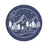 PopSockets: PopGrip with Swappable Top for Phones and Tablets - Night Camp