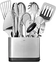 OXO Steel 15 Piece Utensil Set, PC, Stainless Steel