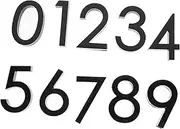 WATIIFUFU 10Pcs Versatile House Numbers Sign Durable Decorative Wall Number for Home Modern Address Display Easy to Install Design Each