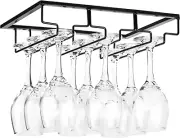 Wine Glass Rack, under Cabinet Stemware Wine Glass Holder, Glasses Storage Hange