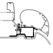Thule Sprinter Adaptor Series 6 Suit Mercedes Sprinter