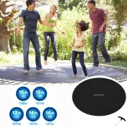 Replacement Trampoline Mat 72 88 96 Rings (Choose 12 14 15 FT) With Setting Tool