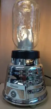 Repurposed Vintage Oster Blender Table Lamp Kitchen Handmade
