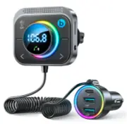 Bluetooth FM Transmitter USB Fast Charger Adapter MP3 Player Car Radio Handsfree