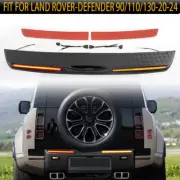 For Land Rover Defender 2020~24 Rear Bumper Guard Protector Cover with LED Light (for: Land Rover)