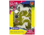 Breyer Horses Horse Family Paint & Play Activity Set 1:32 Stablemates 4239