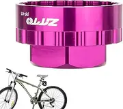 Lock Ring, Crankset Socket - Chainring Nut Removal Tool 12 Speed Bottom Bracket Tool - Tool, Freewheel Removal Tool with 2 Rubber Rings, Aluminum Alloy, for Mountain