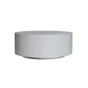 Modern Furniture ROCCO Indoor & Outdoor Coffee Table 80cm - White Concrete