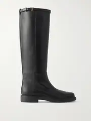 [Tod's] Tod's - Gomma Embellished Leather Knee Boots - Black - IT42 IT 42 Black