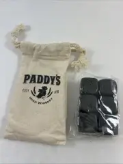 Paddy’s Irish Whiskey Stone Rocks Ice Cubes Scotch Bourbon New