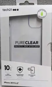 Tech21 Pure Clear Series Hybrid Hard Case for Apple iPhone 11 Pro Max - Clear