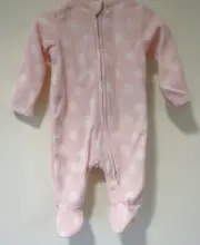 NWT Old Navy Snowflake Footed Romper / Sleeper Size Newborn