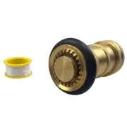 1" NPSH/NPT Fire Fighter Hose Nozzle 100 psi 75 gpm Brass Fire Equipment Spra...