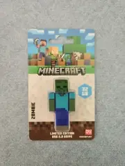 Official Minecraft Collector's Edition USB 2.0 Drive 32GB (ZOMBIE) Limited Ed.
