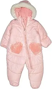 Jessica Simpson Baby Girls' Printed Pram (6-9 Months, Solid Blush)