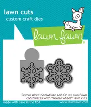 Lawn Fawn Lawn Cuts Die Reveal Wheel Snowflake Add On