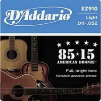 在飛比找PChome24h購物優惠-D’Addario EZ910 美國進口民謠吉他套弦(11-