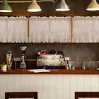 Sheer Curtain Soft Kitchen Valance Drape Nordic Style Kitchen Curtain Modern