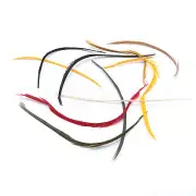 GOOSE BIOT COMBO PACK - Hareline Stripped Fly Tying Feathers - 9 Colors NEW!