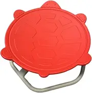 DimyFew Sensory Swivel Chair for Kids Rotating Seat Stool Sensory Integration Training Toy for Home Birthday Nursing Lawn Girls, Red