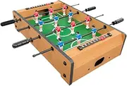 Vaveren Mini Foosball Table Mini Tabletop Soccer Table,Educational,Indoor Soccer Game Football Table for Kids for Family Game Parties