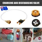 Camping Gas Stove Propane Refill Adapters Flat Cylinder Tank Coupler Connector